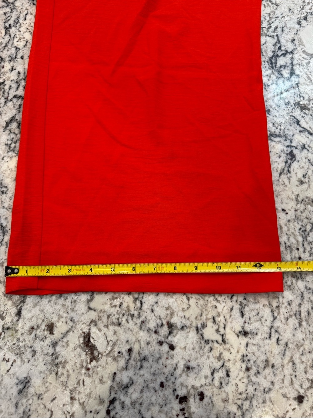 NWT Nine West Red Pull-On Wide Leg Pants XL Bright Red Office Career Culottes - Picture 8 of 10